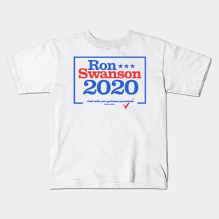 Ron Swanson for US President 2020 Kids T-Shirt